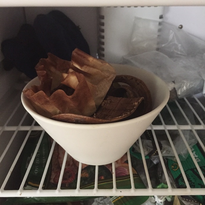 Food in freezer